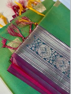 Elegant Green Saree