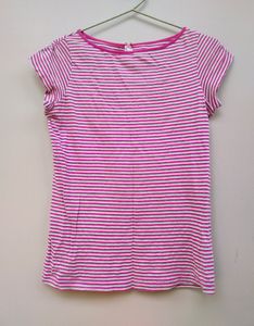 Pink & White Striped t-shirt