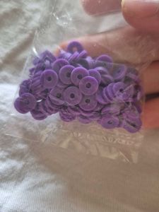 Purple Clay Beads 🎀