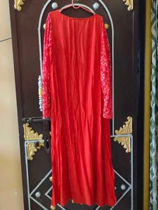 Elegant Red Ethnic Gown