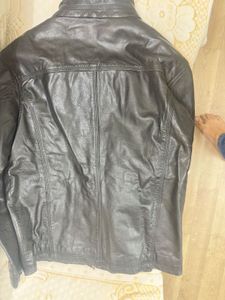 Trelleborg Black Leather Jacket 100% Original