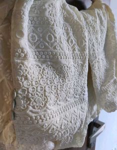 Chikankari Embroidered Palazzo Pant
