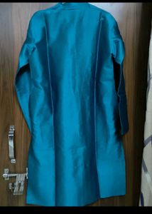 Teal Blue Sojanya Kurta - Size L