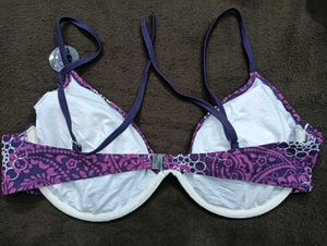 Patterned Purple big 🖤 Bra