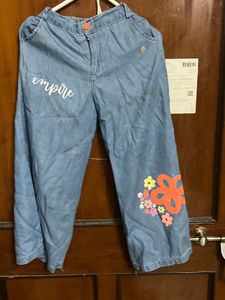 Crop Top And High Pant Set For Girl