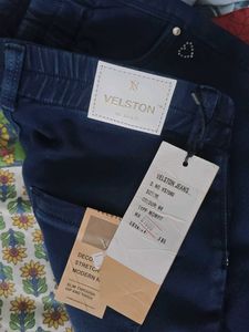 Dark Wash Pull-On Jeans