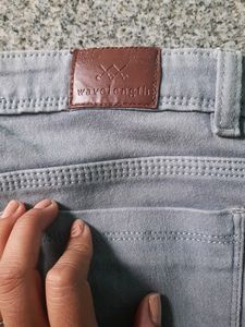 Wavelength Brand Grey Jeans For Women&#39;s