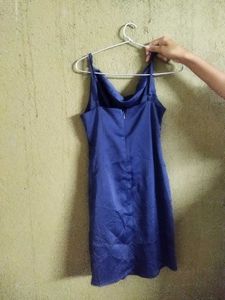 Super Sexy Satin Cowl Neck Slip Dress