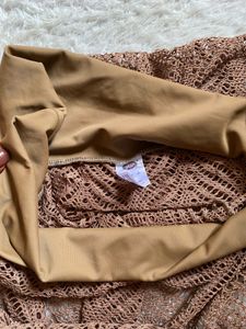 Y2K net skirt