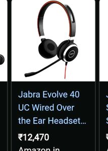 Jabra Headset With Microphone