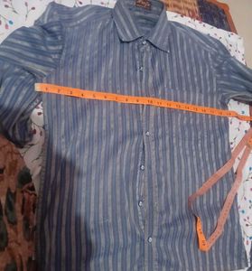 Striped Blue Men's Shirt
