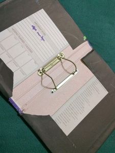 Handmade Paper Crafted Portfolio File