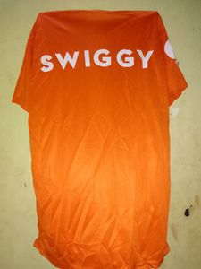 Combo Of Swiggy Bag And T Shirt🟠