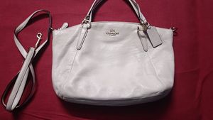Coach Kelsey Cream Leather Crossbody Bag
