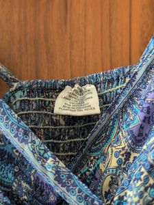 Blue Paisley Sundress
