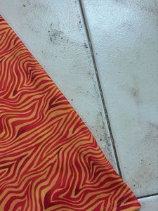 Orange Patterned Dress