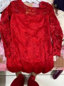 Red Lace Dress