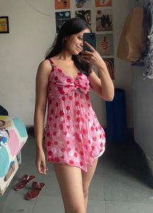 Polka Dot Mini Dress