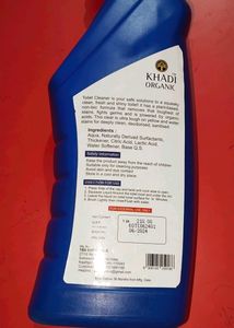 Khadi Organic Dish Wash And Toilet Cleaner, New
