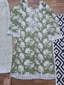 Floral Print Plazzo Kurta Set