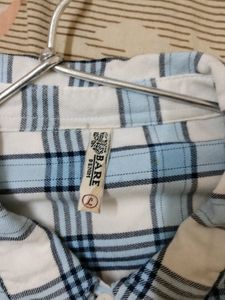 Bare Denim Chequered Blue Shirt