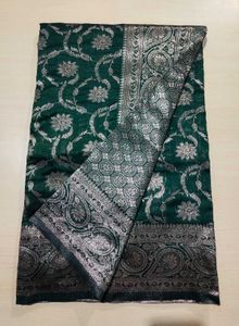 Green Floral Saree