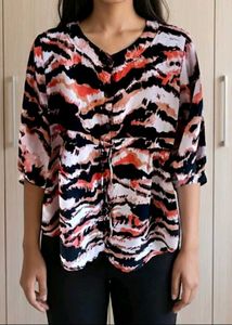 Thailand Abstract Print Shirt for Women