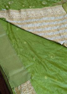 Elegant Green Saree