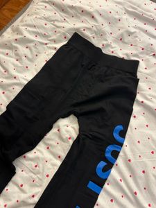 workout tights  Leggings Blue Colour Just Do It