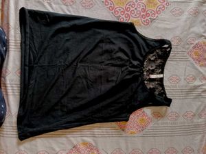 Combo Black&White Lace Tank Top