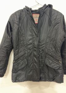 Stylish Black Quilted Jacket
