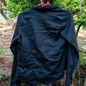 Classic Black Button-Down