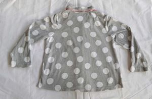 Polka Dot Grey pajama top 🩶