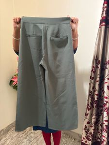 Olive Green Wide Leg Pants