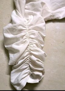 Very Beautiful White Nayra Cut Kurti 🤌🏼🤩