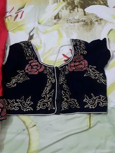 Elegant Embroidered Indian Saree