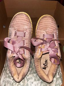 Pink &amp; Blue Velvet Lee Cooper Shoes