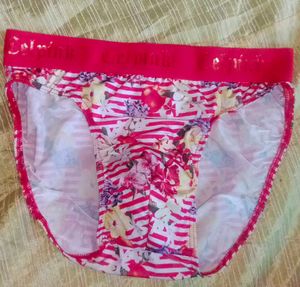 Celpink Floral Striped Panties