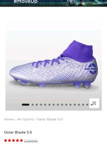 Size &#34;6&#34; NIVIA Oslar Blade 3.0 Football Studs