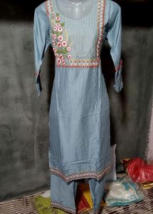 Gray Color Pant Sute