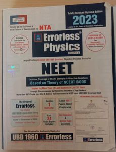 Errorless NEET Physics (Vol- 1 &amp; 2 ) UBD