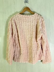 Pink Hello Kitty Fuzzy Sweater never worn