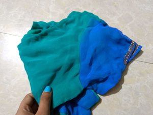 sequence saree with readymade blouse