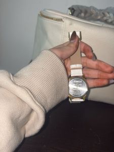 Stylish Gold &amp; White Watch