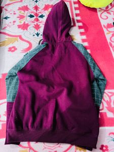 Maroon &amp; Grey Hoodie