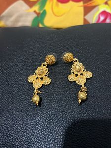 Buy 1 Get One Free Gold Drop Ear Ring