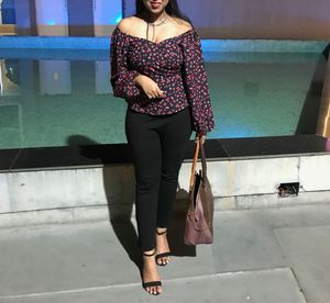 Floral Print Long Sleeve Top