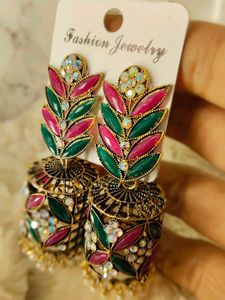 Leaf Design Fashion Earrings