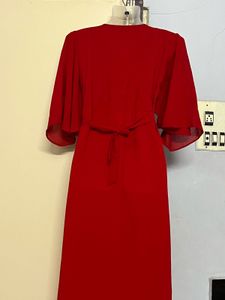 Red Designer Pinterest Long Gown