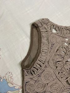 Net Designed Top/ Croptop
